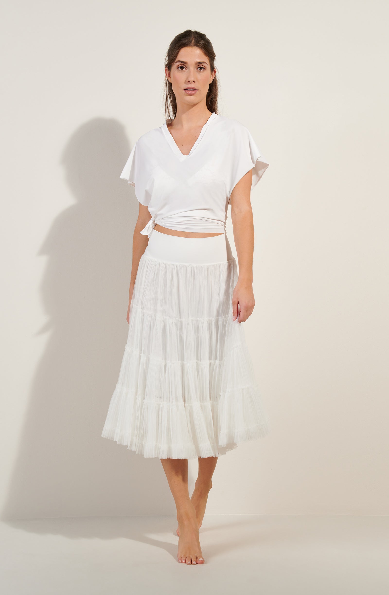 loova foam white tulle petticoat