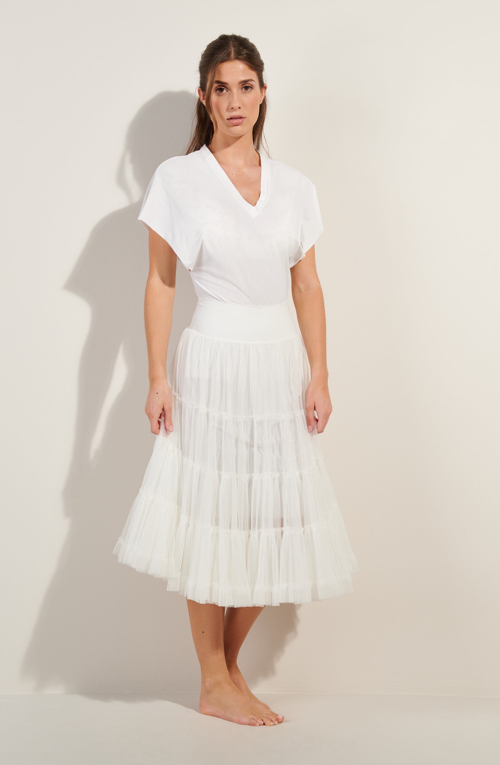 loova foam white tulle petticoat