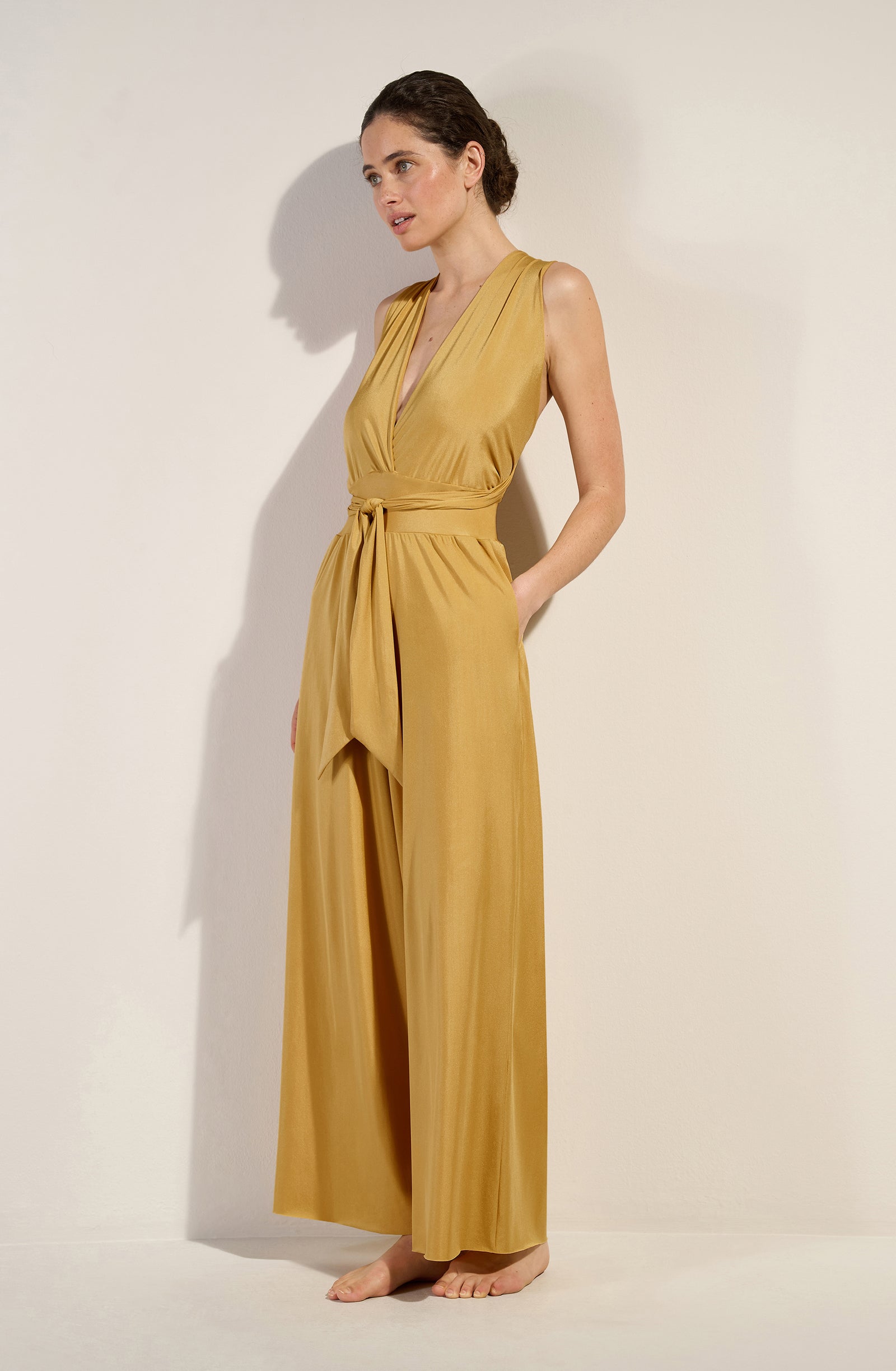 nanni Large gold jumpsuit
