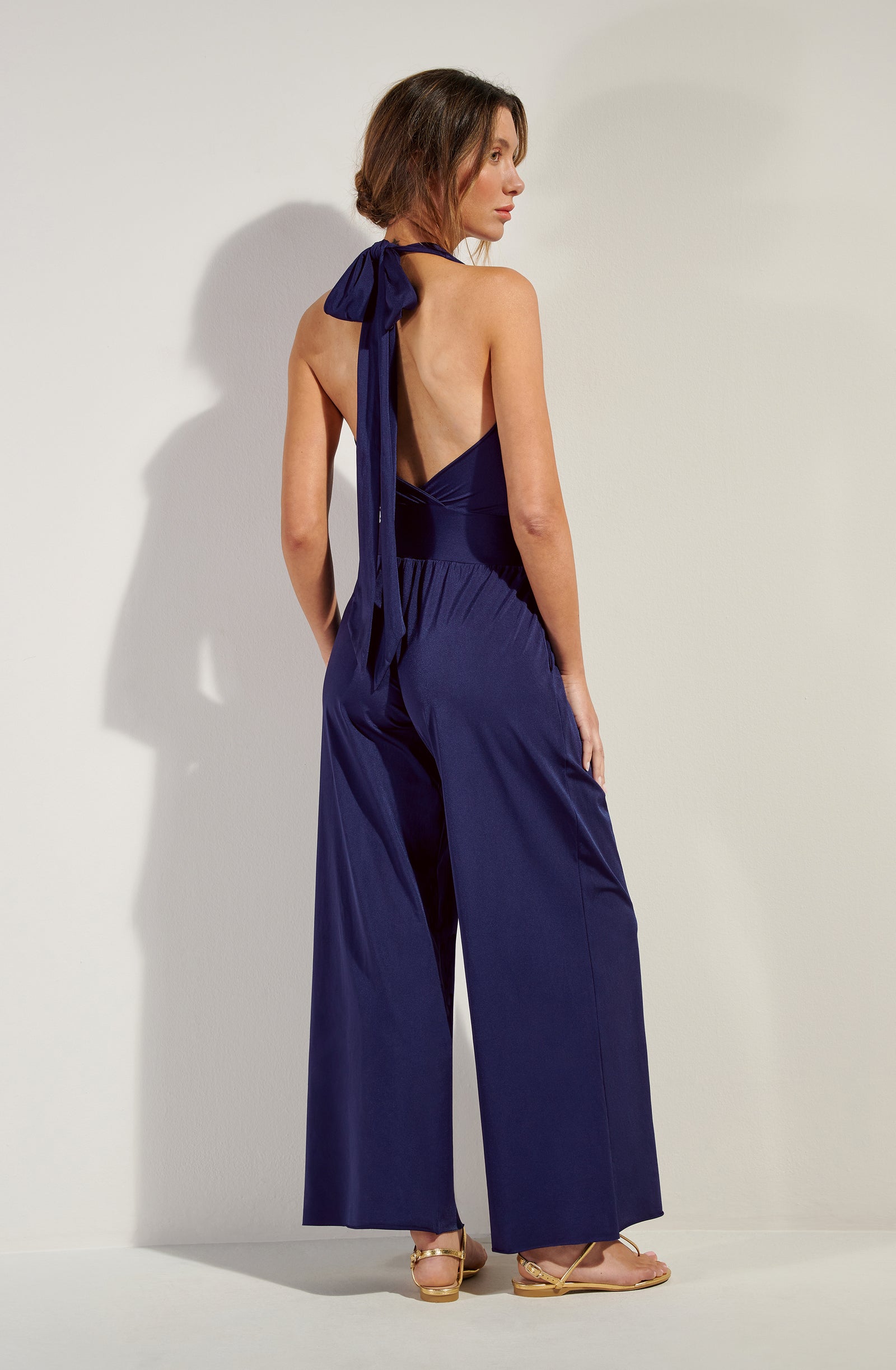 nanni Large navy jumpsuit