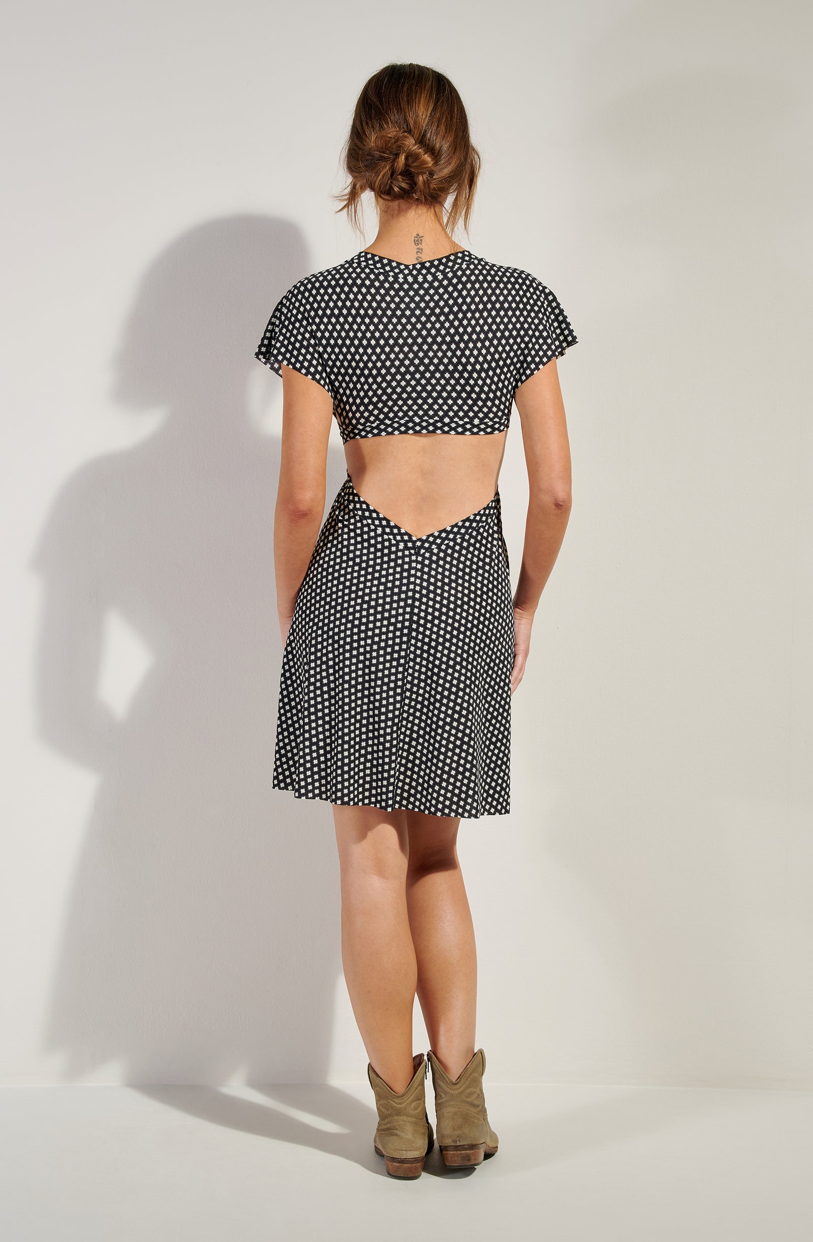 renata Printed short dress