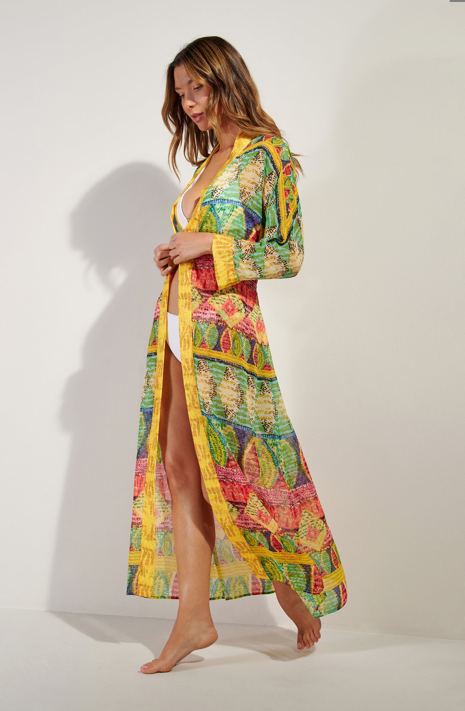 vany Long printed shirt