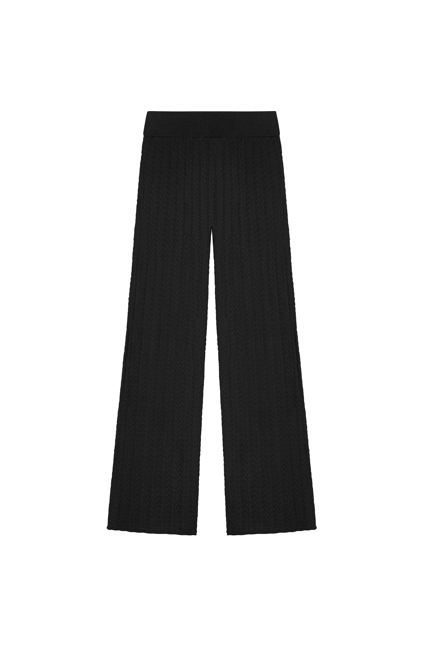 issa pantalon tricote noir