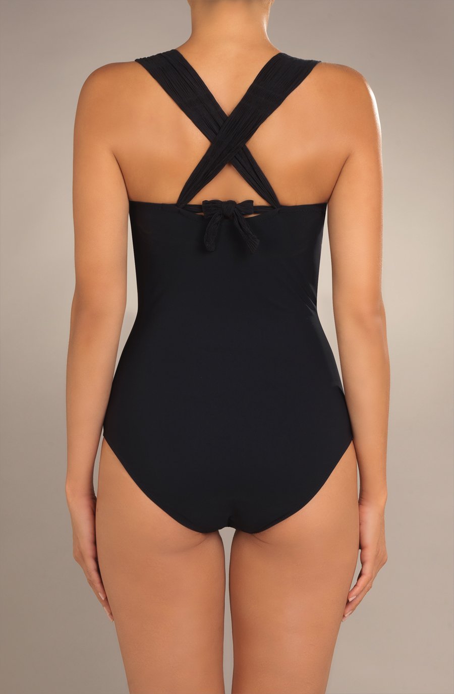 telia maillot de bain 1 piece a coques noir