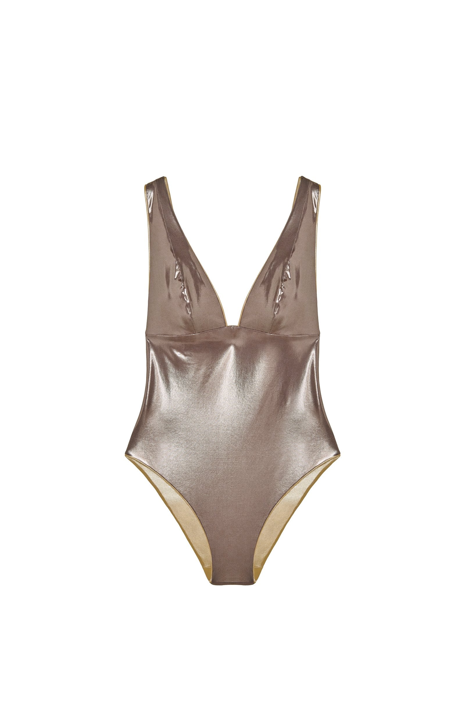 nil maillot de bain une piece reversible or