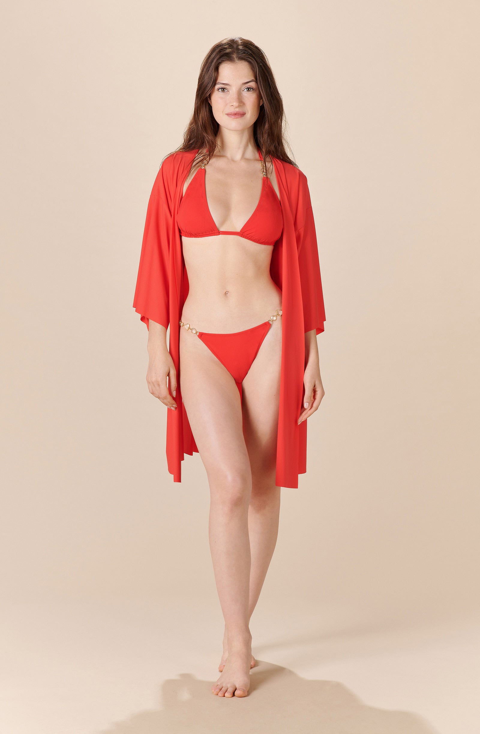 kym red kimono jacket