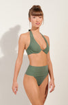 camelia Almond mono-underwired bikini top