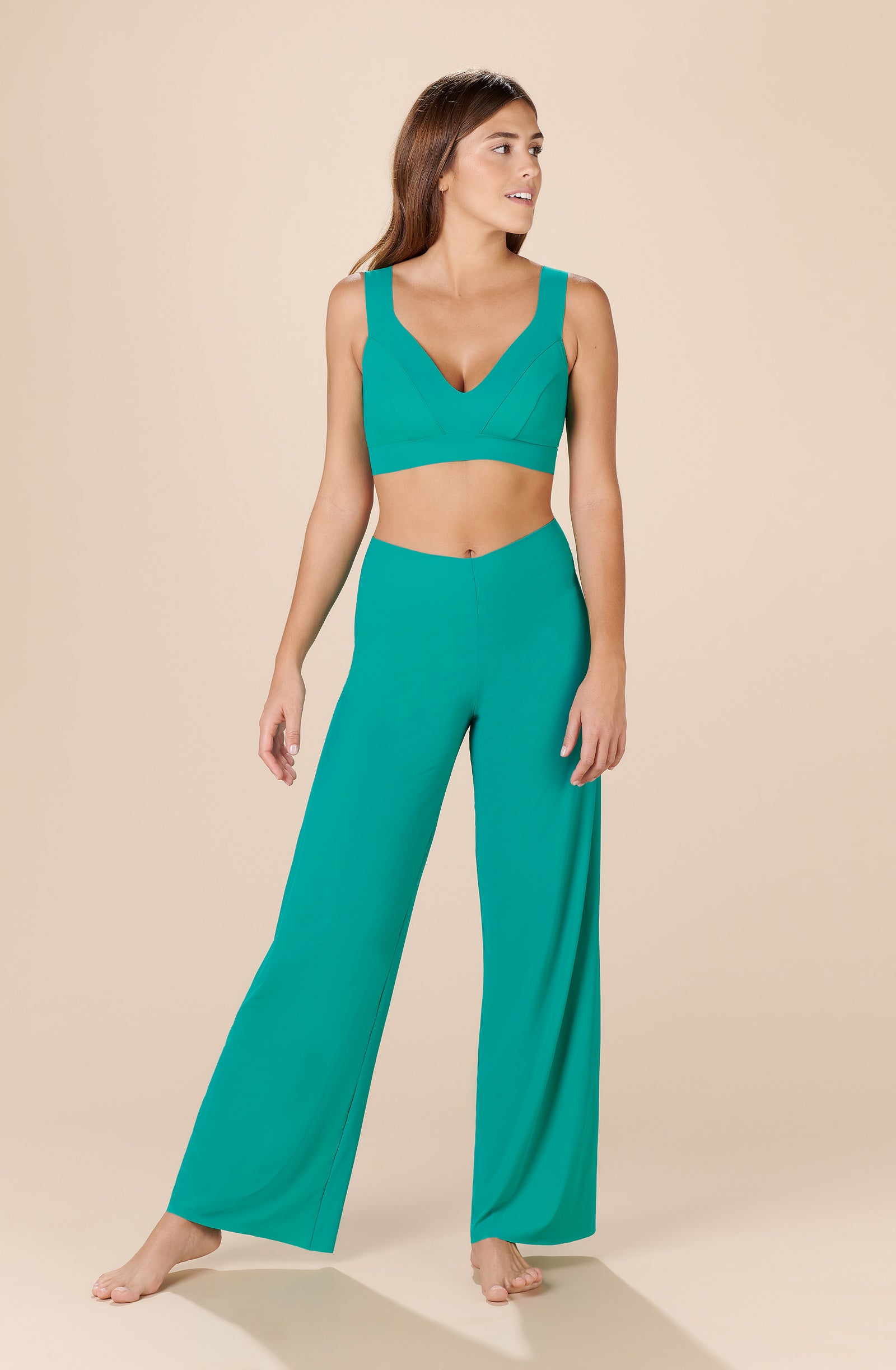 Light best sale teal pants