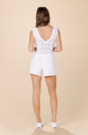 tays White-V-neckline-top-with-micro-perforated-graphic-flowers