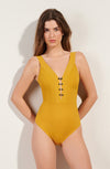 bonnie Ochre swimsuit with jewels