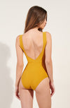 bonnie Ochre swimsuit with jewels