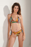 donia MASAI print push-up triangle bikini top