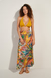 jaya Long MASAI print light voile skirt