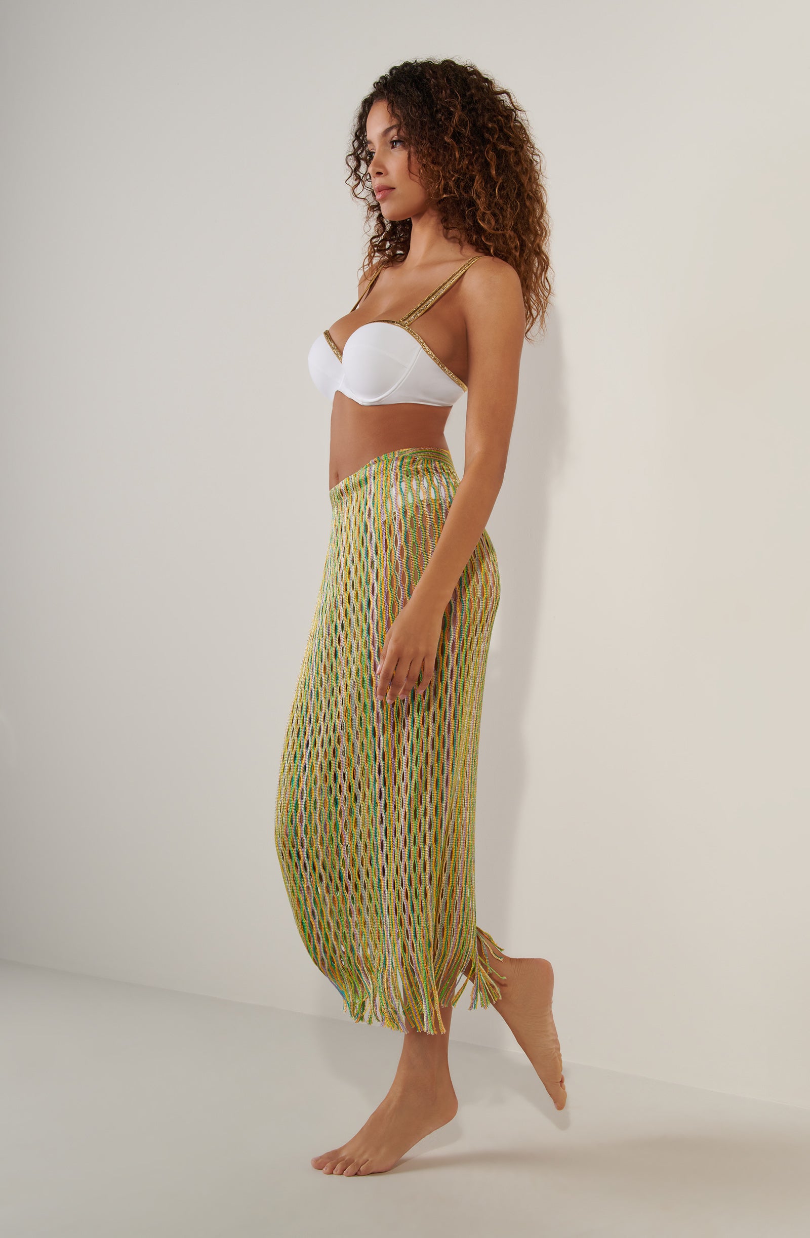 jody golden wrap pareo skirt