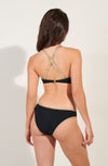 mathis black scooped out ribbed knit bikini bottoms 1