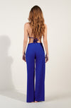 myla Loose sapphire light voile trousers