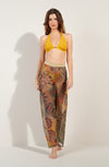 piera Loose GIPSY print iridescent trousers