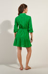 roane Almond green open back dress