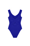 soya Sapphire crossed racerback swimsuit