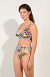 tobago GIPSY print high-waisted bikini bottoms