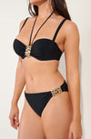 zinia Black covering bikini bottoms with jewels