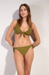 diva mo Bronze bikini bottoms with ties