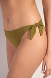 diva mo Bronze bikini bottoms with ties