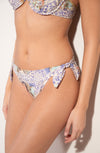 diva mo Printed bikini bottoms with ties