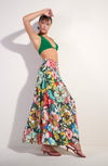 jaya Long printed multiposition skirt