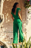 maissa Jade stretch voile pant suit