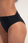 Black high waist bikini bottoms