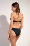 samy Black bikini bottoms with scalloped hips