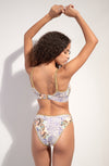 samy Printed bikini bottoms with scalloped hips