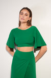 tainy Jade heart-shaped crop top