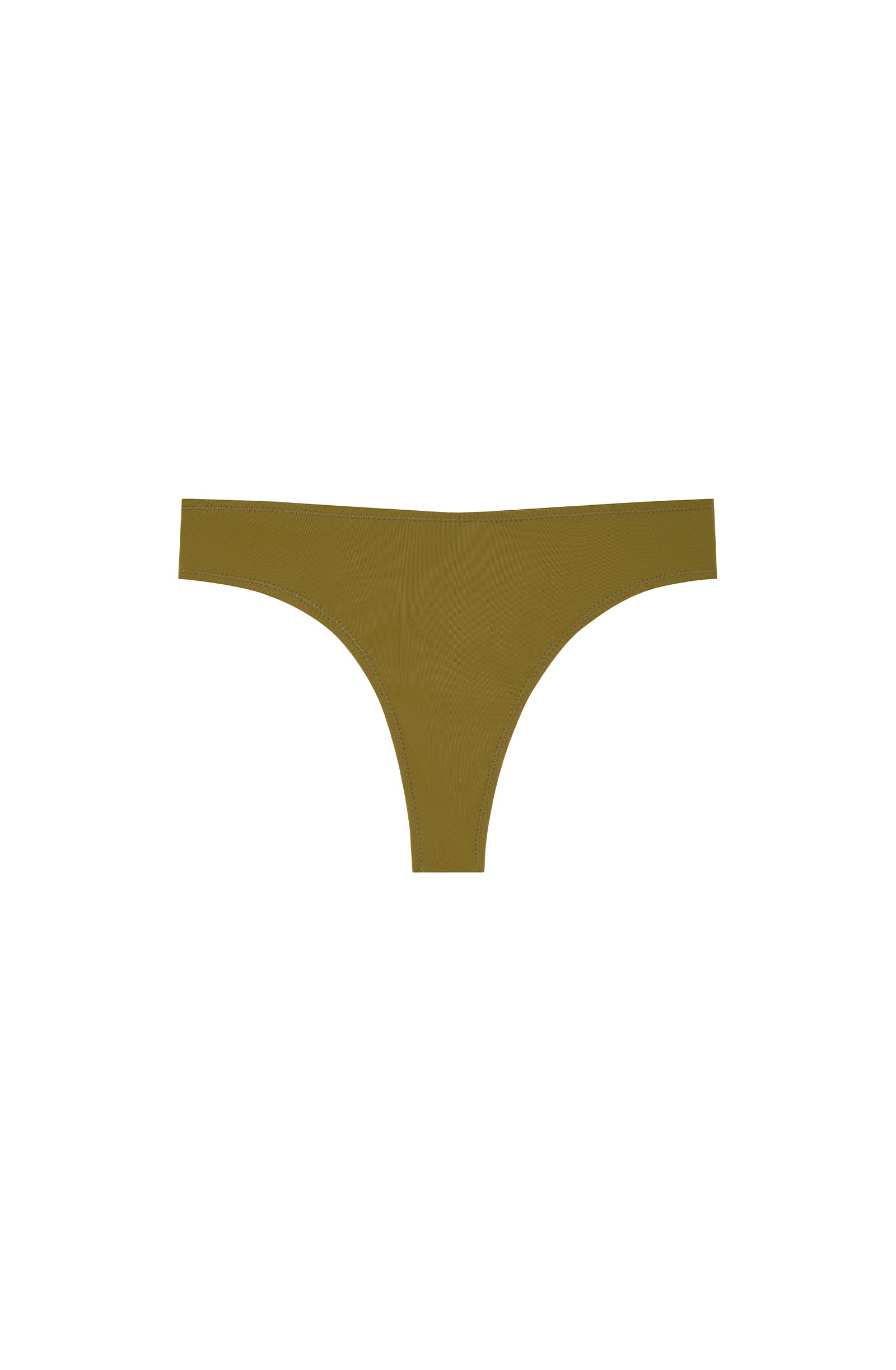 talla bas de maillot string effet crochet bronze