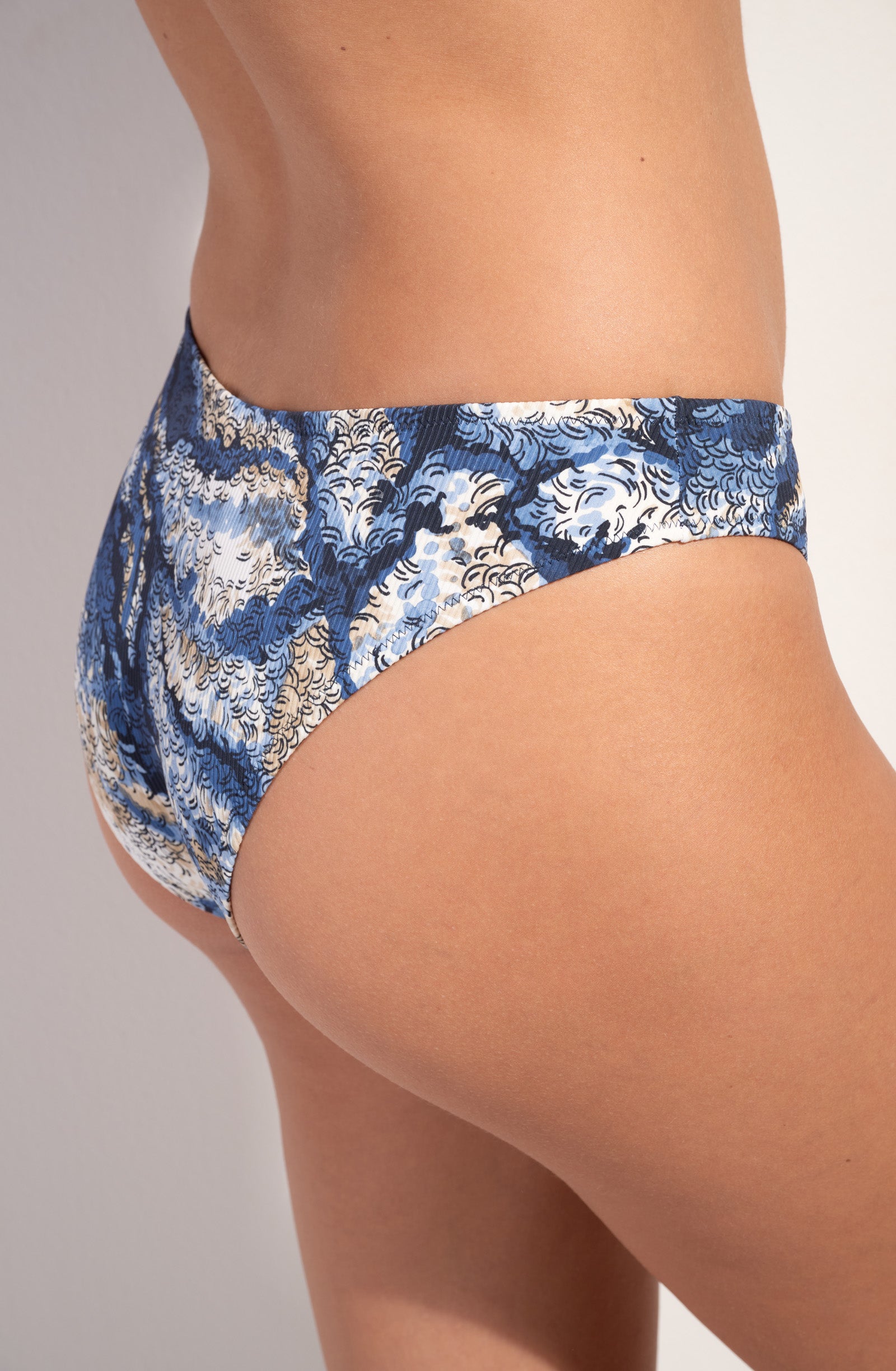 tizya bas de maillot culotte echancree imprime