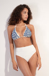 tobago Foam white high-waisted bikini bottoms