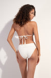 tobago Foam white high-waisted bikini bottoms