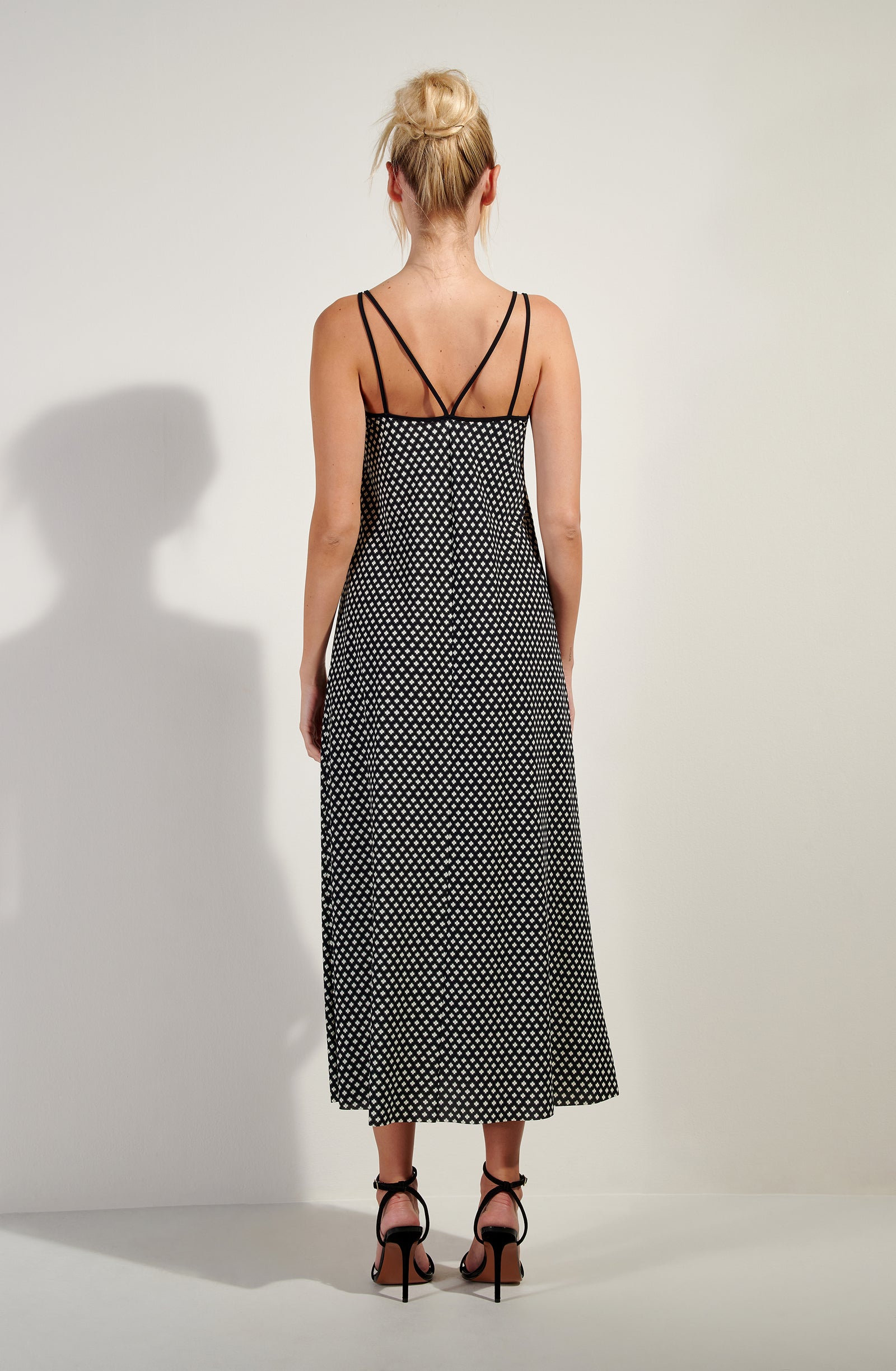 jade Printed long dress