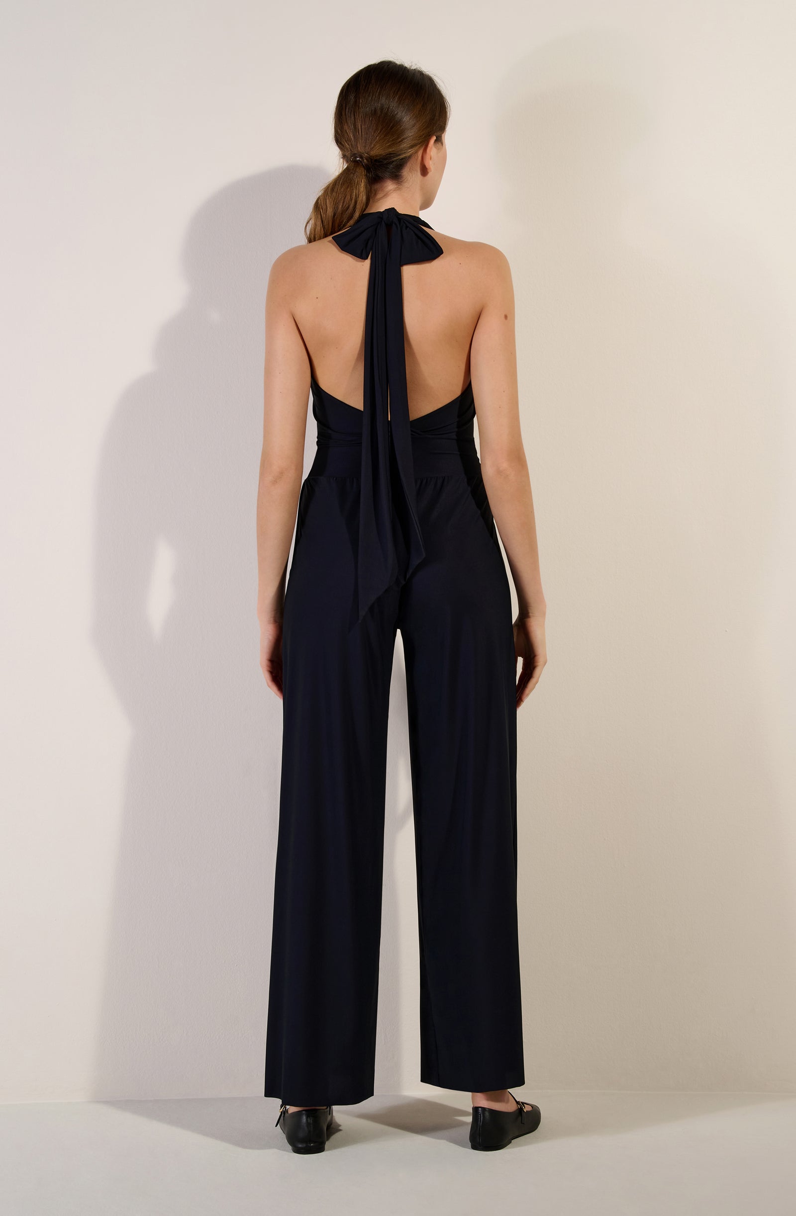 nanni Combinaison pantalon ample noire