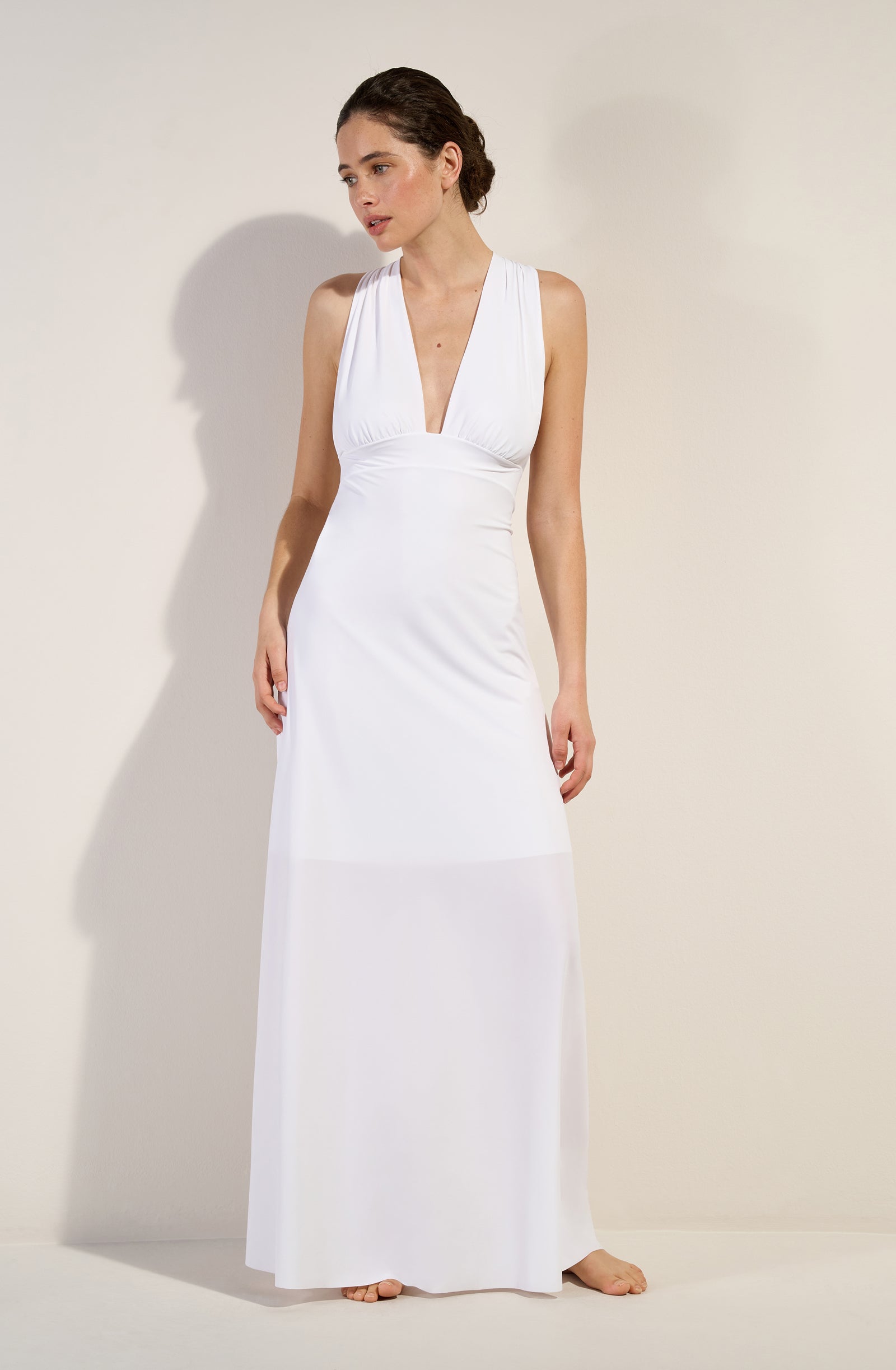 reena White long dress