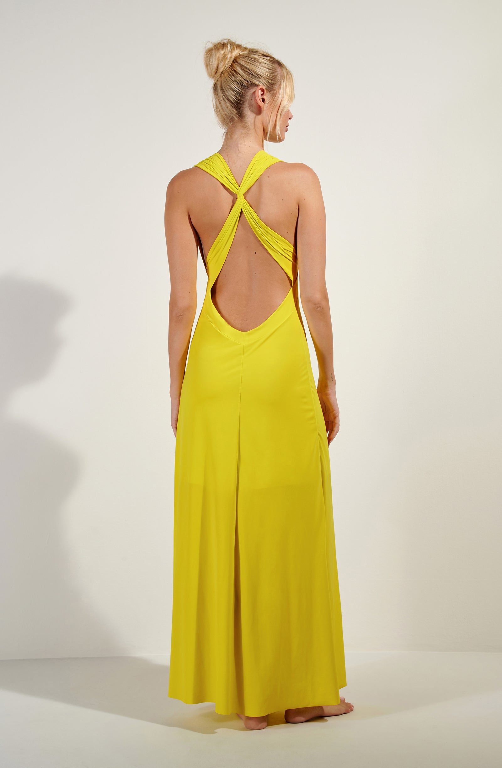 reena Lemon long dress
