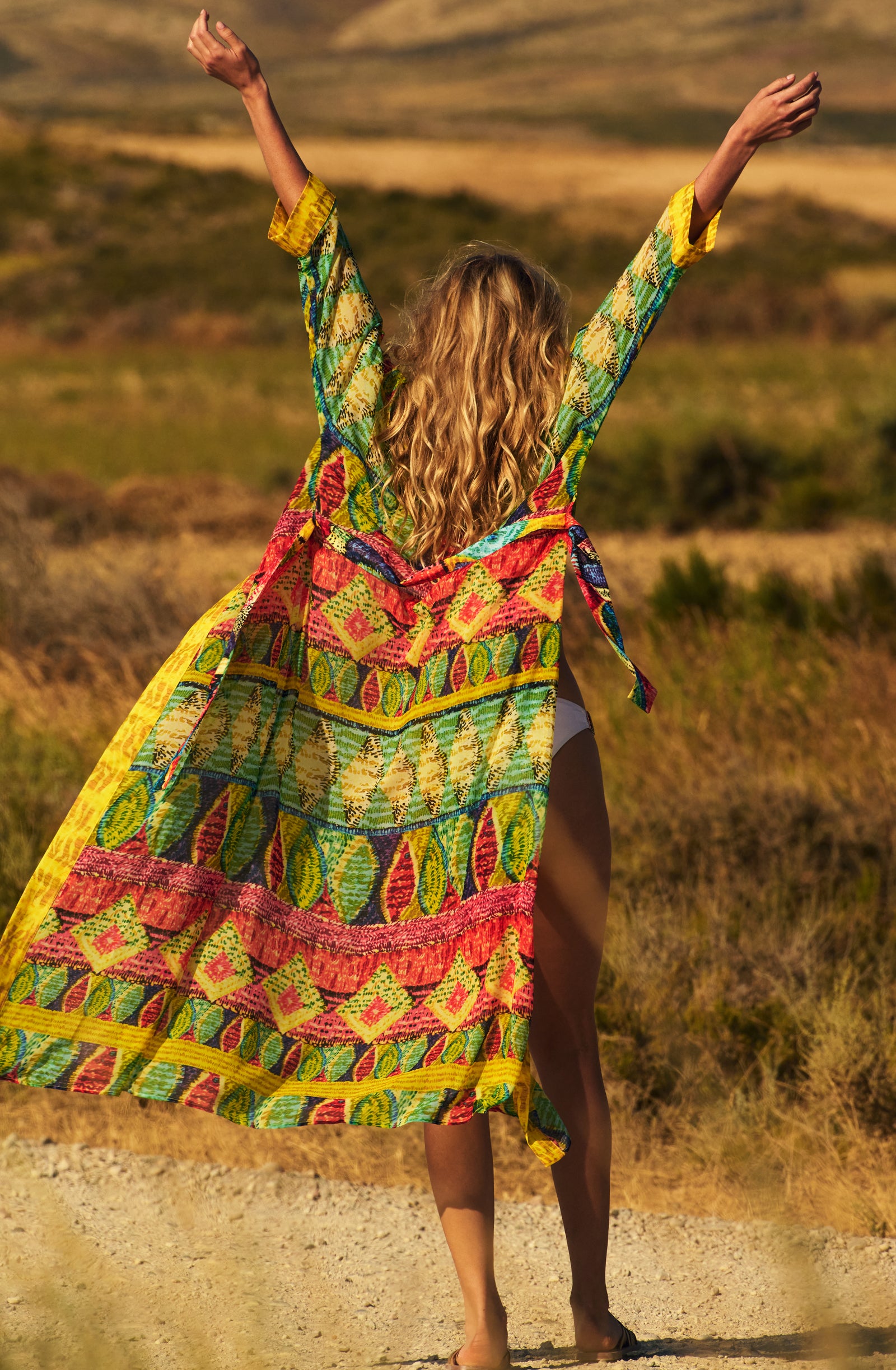 vany Long printed shirt