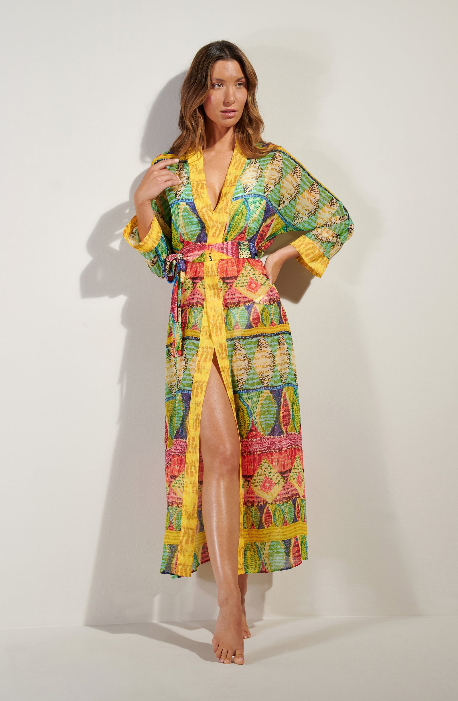 vany Long printed shirt