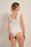 bettina foam white lace thong bodysuit