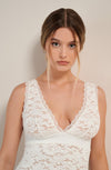 bettina foam white lace thong bodysuit