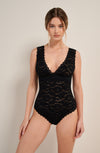 bettina black lace thong bodysuit