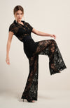 circe black lace jumpsuit