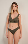 elika lichen green lace thong