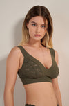 giu lichen green sports bra